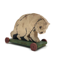 Sweet Old Polar Bear Pull Toy