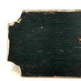 Visitors Parking Old Black and White Hand-painted Wooden Sign