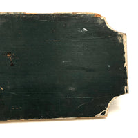 Visitors Parking Old Black and White Hand-painted Wooden Sign
