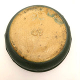 Matte Green Arts and Crafts Bowl, Presumed Zanesville