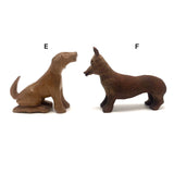 Marvelous Pack of Hand-carved Dogs - A Spectrum of Species! Sold Individually