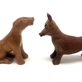 Marvelous Pack of Hand-carved Dogs - A Spectrum of Species! Sold Individually