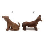 Marvelous Pack of Hand-carved Dogs - A Spectrum of Species! Sold Individually