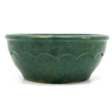 Matte Green Arts and Crafts Bowl, Presumed Zanesville
