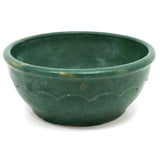 Matte Green Arts and Crafts Bowl, Presumed Zanesville