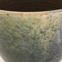 Earthy Ikebana-type Studio Pottery Vase or Bowl With Painterly Glazing