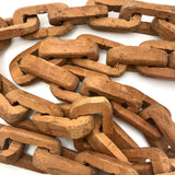 Super Chunky 55 Inch Carved Whimsy Chain
