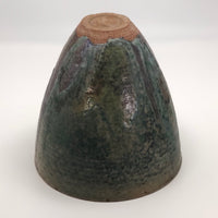 Earthy Ikebana-type Studio Pottery Vase or Bowl With Painterly Glazing