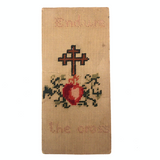 Endure the Cross Antique Punch Paper Embroidery