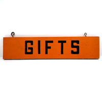 GIFTS Hand-painted Double-Sided Red and Black Wooden Sign