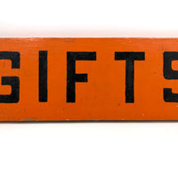 GIFTS Hand-painted Double-Sided Red and Black Wooden Sign