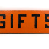 GIFTS Hand-painted Double-Sided Red and Black Wooden Sign