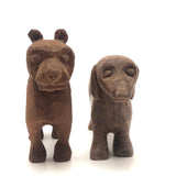 Marvelous Pack of Hand-carved Dogs - A Spectrum of Species! Sold Individually