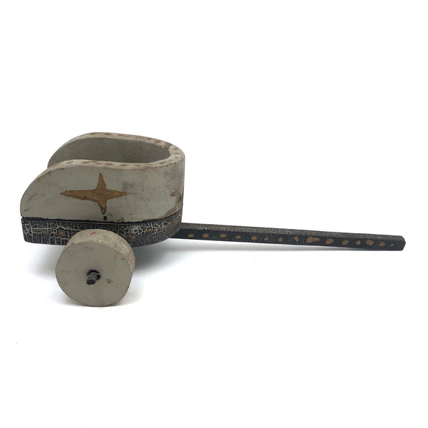 Folk Art Circus Cart with Stars