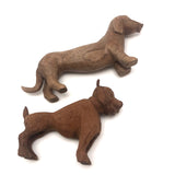 Marvelous Pack of Hand-carved Dogs - A Spectrum of Species! Sold Individually