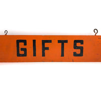 GIFTS Hand-painted Double-Sided Red and Black Wooden Sign