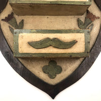 Wonderful Old Pennsylvania Folk Art Double Wall Box with Birds, Flower, Four Leaf Clover