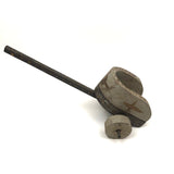 Folk Art Circus Cart with Stars