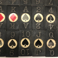 Gorgeous Old Poker Dominoes, Partial Set