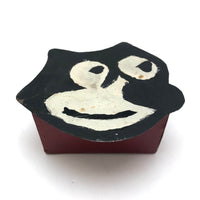 Felix the Cat Hand-painted Little Folk Art Tin Wall Box