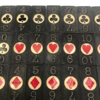 Gorgeous Old Poker Dominoes, Partial Set