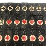 Gorgeous Old Poker Dominoes, Partial Set
