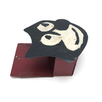 Felix the Cat Hand-painted Little Folk Art Tin Wall Box