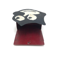 Felix the Cat Hand-painted Little Folk Art Tin Wall Box
