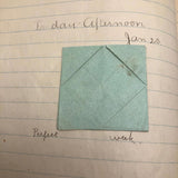Helen Dayton's 1899 Notebook with School Work, Paper Dolls, Color Drawings, etc.