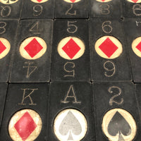 Gorgeous Old Poker Dominoes, Partial Set