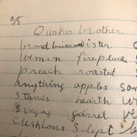 Helen Dayton's 1899 Notebook with School Work, Paper Dolls, Color Drawings, etc.