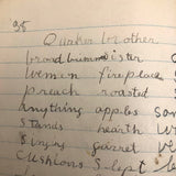 Helen Dayton's 1899 Notebook with School Work, Paper Dolls, Color Drawings, etc.