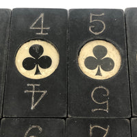 Gorgeous Old Poker Dominoes, Partial Set