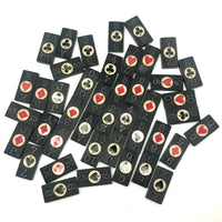 Gorgeous Old Poker Dominoes, Partial Set
