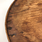 Antique Bentwood Lidded Pantry Box with Bail Handle