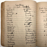 Helen Dayton's 1899 Notebook with School Work, Paper Dolls, Color Drawings, etc.
