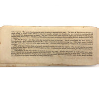 Lovely and Very Rare Wrifford's 1813 New System of Penmanship Instruction Booklet