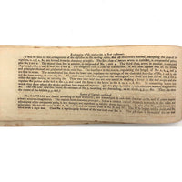 Lovely and Very Rare Wrifford's 1813 New System of Penmanship Instruction Booklet
