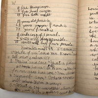 Helen Dayton's 1899 Notebook with School Work, Paper Dolls, Color Drawings, etc.