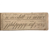 Lovely and Very Rare Wrifford's 1813 New System of Penmanship Instruction Booklet