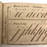 Lovely and Very Rare Wrifford's 1813 New System of Penmanship Instruction Booklet