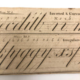 Lovely and Very Rare Wrifford's 1813 New System of Penmanship Instruction Booklet