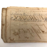 Lovely and Very Rare Wrifford's 1813 New System of Penmanship Instruction Booklet