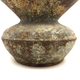 Old (Previously Enameled) Cast Iron Spittoon with Great Rusty Surface