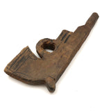 Pair of Carved Toy Guns - Pistol + Revolved