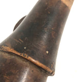 Beautiful and Sculptural Antique Treen Lidded Case (for Sewing Tools?)