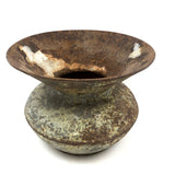 Old (Previously Enameled) Cast Iron Spittoon with Great Rusty Surface