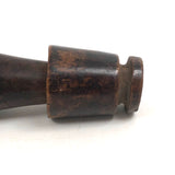 Beautiful and Sculptural Antique Treen Lidded Case (for Sewing Tools?)