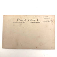 Young Artist with his George Washington, Real Photo Postcard