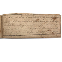 Lovely and Very Rare Wrifford's 1813 New System of Penmanship Instruction Booklet